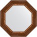 Зеркало Evoform Octagon 61х61 в багетной раме - Римская бронза 88 мм