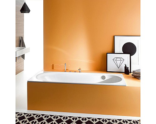 Стальная ванна Bette Comodo 170x75 1640-000 PLUS с шумоизоляцией и антигрязевым покрытием