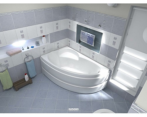 Акриловая ванна Bas Сагра 160x100 L В 00031 без гидромассажа