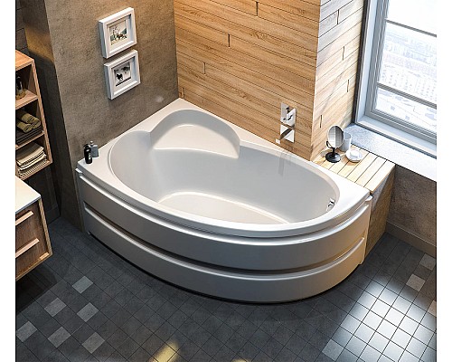 Акриловая ванна Bas Сагра 160x100 L В 00031 без гидромассажа