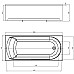 Акриловая ванна Aquatek Eco-friendly Ника 150x75 NIK150-0000001 без панелей, каркаса и слив-перелива