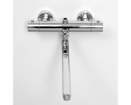 Смеситель для ванны WasserKRAFT Berkel 4822L универсальный с термостатом Хром