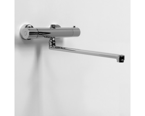 Смеситель для ванны WasserKRAFT Berkel 4822L универсальный с термостатом Хром