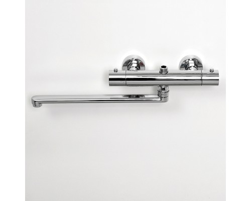 Смеситель для ванны WasserKRAFT Berkel 4822L универсальный с термостатом Хром