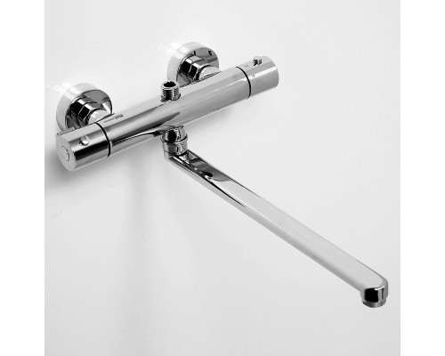 Смеситель для ванны WasserKRAFT Berkel 4822L универсальный с термостатом Хром