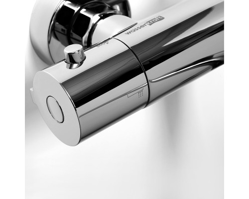 Смеситель для ванны WasserKRAFT Berkel 4822L универсальный с термостатом Хром