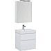 Комплект мебели для ванной Aquanet Бруклин 60 207803 подвесной Белый глянец