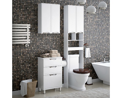 Подвесной шкаф Corozo Монро 55 SD-00000367 Белый