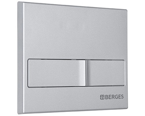 Клавиша смыва Berges Novum L2 040012 Хром матовый Клавиша смыва Berges Novum L2 040012 Хром матовый