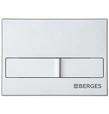 Клавиша смыва Berges Novum L2 040012 Хром матовый