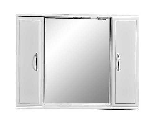 Зеркало со шкафом Stella Polar Концепт 80/С SP-00000059 с подсветкой Белое