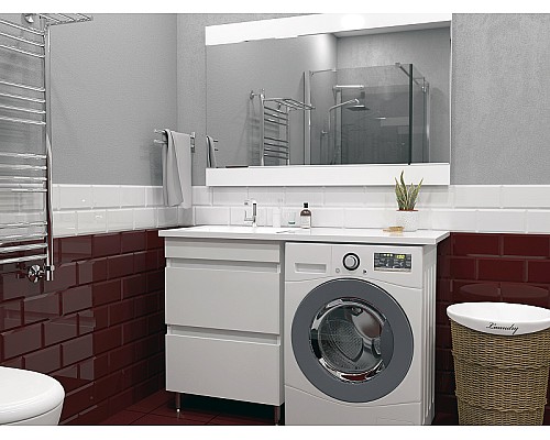 Зеркало Stella Polar Мадлен 120 SP-00000407 Белое