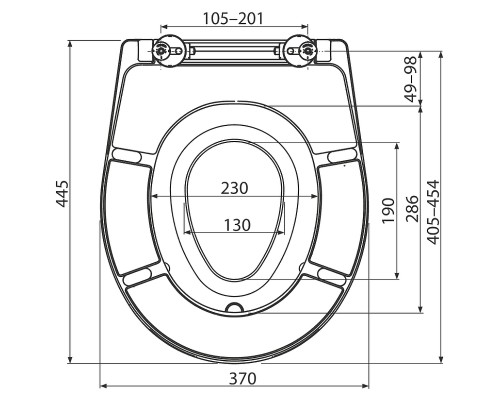 Сиденье для унитаза Alcaplast A603 Белое с микролифтом