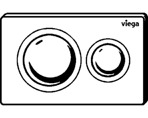 Клавиша смыва Viega Prevista Visign for Style 20 8610.1 796389 Черная матовая