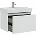 Тумба с раковиной Aquanet Nova Lite 75 245243 подвесная Белая глянцевая