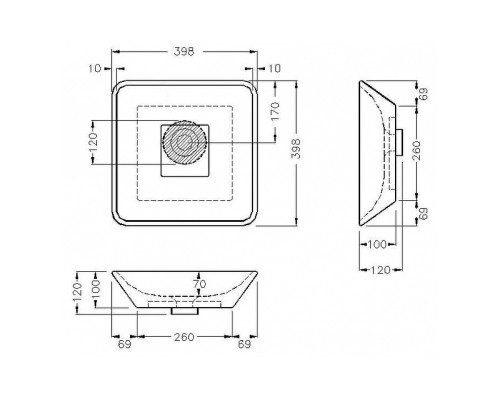 Раковина-чаша Hatria Happy Hour 39 Y0QR01 Белая