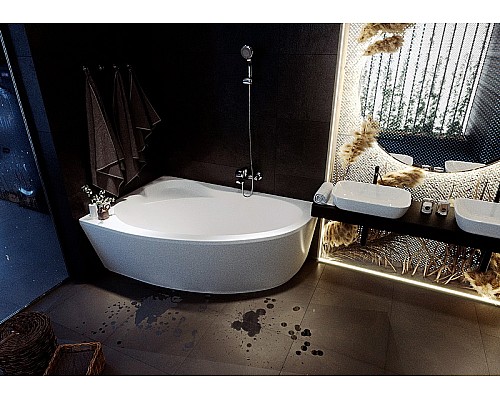 Акриловая ванна Aquatek Eco-friendly Фиджи 170х110 L FID170-0000001 без панелей, каркаса и слив-перелива