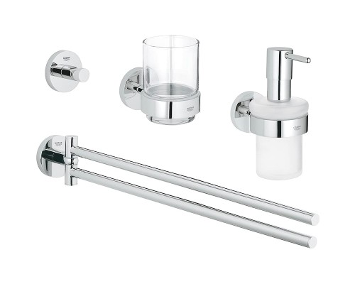 Набор аксессуаров для ванной Grohe Essentials 40846001 Хром