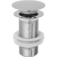 Донный клапан WellWant WWS02110M click-clack Хром