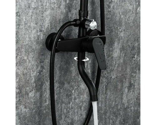 Душевая система Frap H29 F2429 Черная матовая