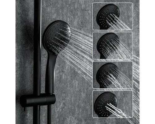 Душевая система Frap H29 F2429 Черная матовая