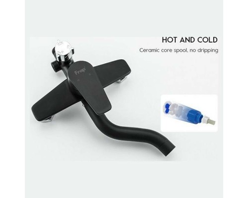 Душевая система Frap H29 F2429 Черная матовая
