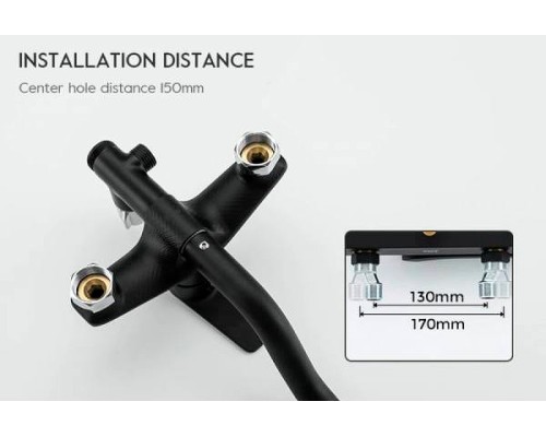 Душевая система Frap H29 F2429 Черная матовая