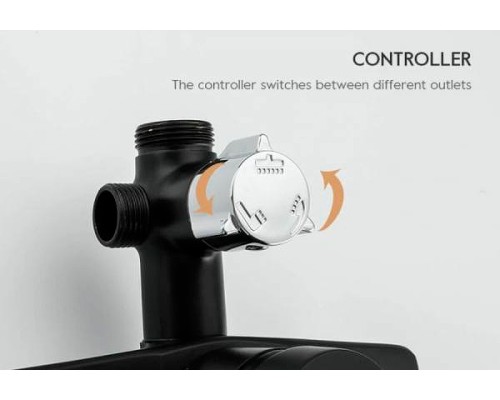 Душевая система Frap H29 F2429 Черная матовая