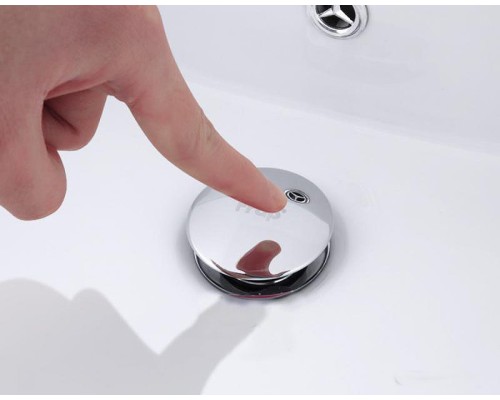 Донный клапан Frap F65 click-clack Хром