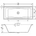 Акриловая ванна Riho Still Square 170x75 (BR0200500K00131) LED L без гидромассажа