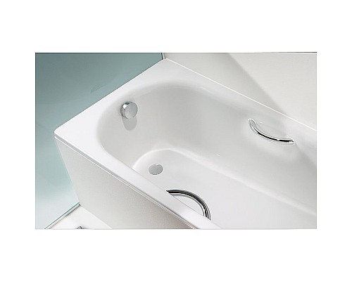 Стальная ванна Kaldewei Saniform Plus Star 336 170х75 133600013001 с покрытием Easy-clean с отверстиями под ручки