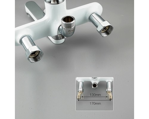 Душевая система Frap H49 F2449 Белая Хром