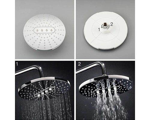 Душевая система Frap H49 F2449 Белая Хром