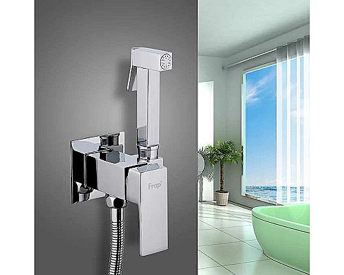 Гигиенический душ со смесителем Frap F7506 Хром Гигиенический душ со смесителем Frap F7506 Хром