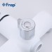 Смеситель для ванны Frap H34 универсальный Белый Хром
