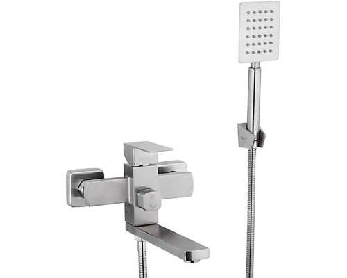 Смеситель для ванны Frap H802 F32802 универсальный Нержавеющая сталь