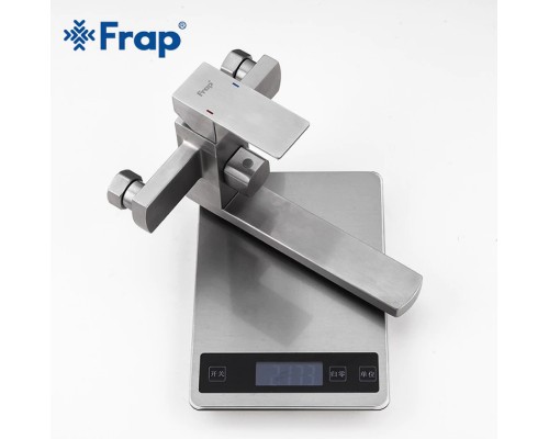 Смеситель для ванны Frap H802 F32802 универсальный Нержавеющая сталь