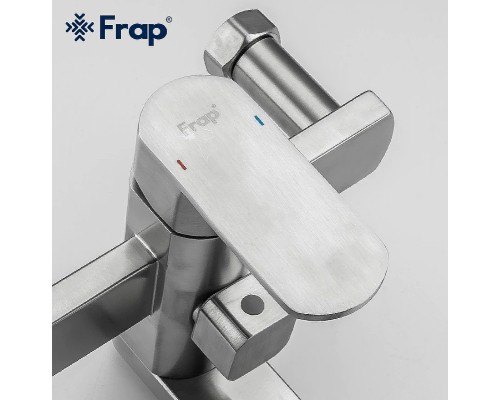 Смеситель для ванны Frap H805 F22805 универсальный Нержавеющая сталь