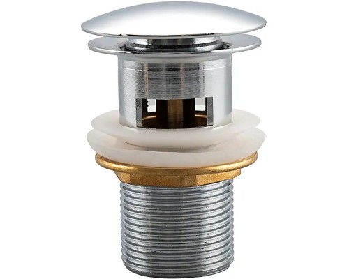 Донный клапан Frap F65-4 click-clack Хром