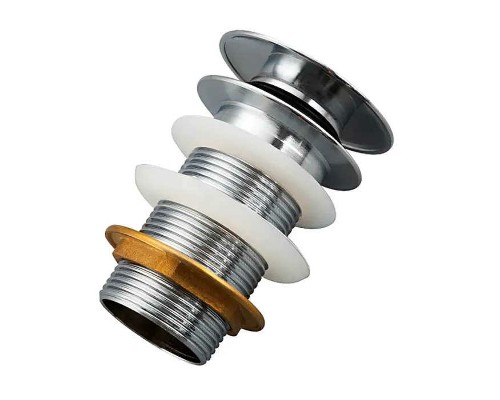 Донный клапан Frap F65-4 click-clack Хром