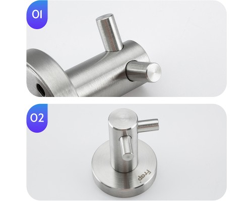 Двойной крючок Frap F301 F30105-2 Сатин