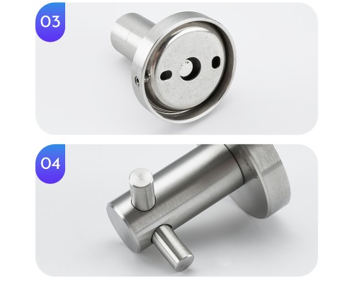 Двойной крючок Frap F301 F30105-2 Сатин