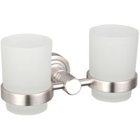 Стакан для зубных щеток Frap F37 F3708 двойной Сатин