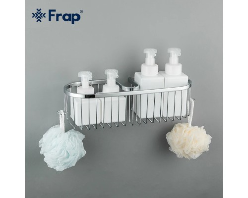 Полка корзина Frap Хром