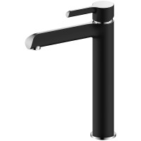 Смеситель для раковины Gappo G03-6 G1003-16 Черный матовый Хром