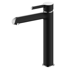 Смеситель для раковины Gappo G03-6 Черный матовый Хром