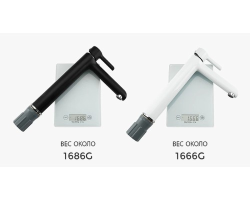 Смеситель для раковины Gappo G03-6 G1003-16 Черный матовый Хром