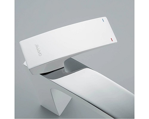 Смеситель для раковины Gappo G07 G1007-78 Белый Хром