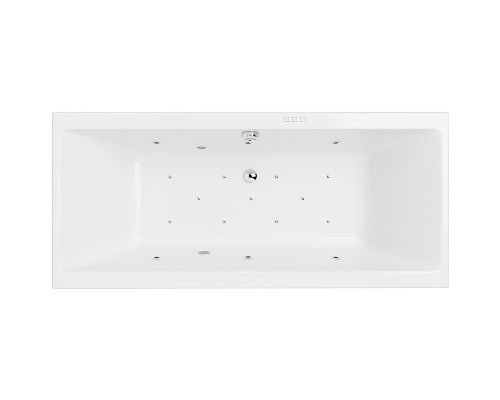 Акриловая ванна Excellent Pryzmat Slim 170x75 с гидромассажем