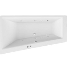 Акриловая ванна Excellent Sfera 170x100 L Soft Хром с гидромассажем